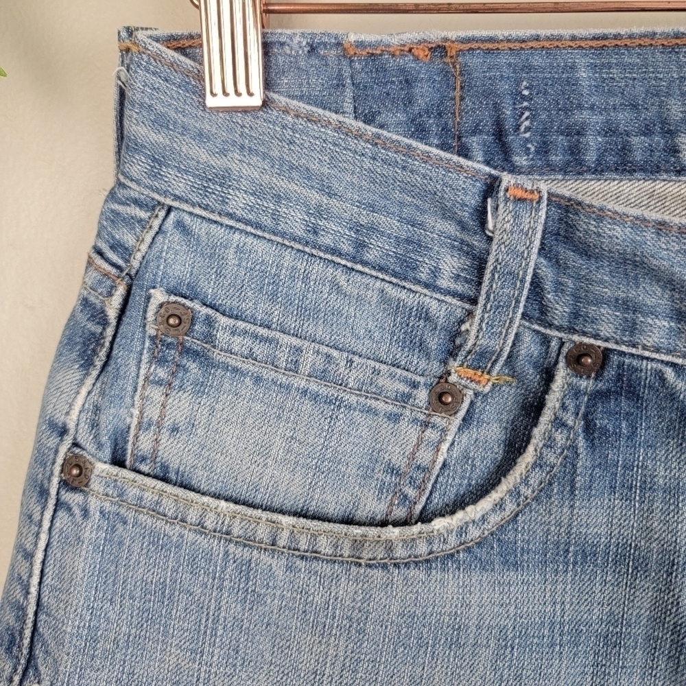 Levi's 2 569 Loose Cutoff Distressed High Rise Festival Jean Shorts Vintage Y2K - Picture 3 of 16